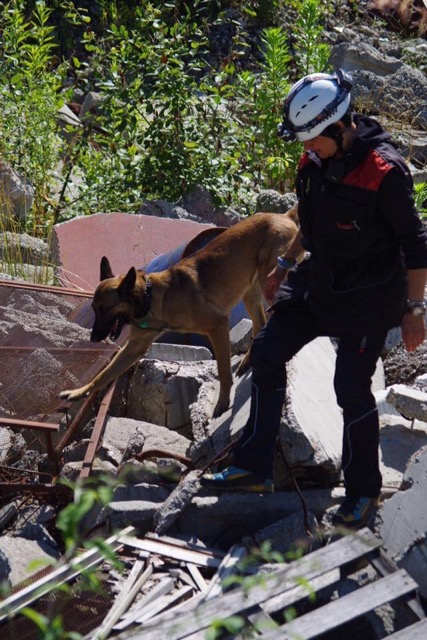 TORNA  AL GAME FAIR ITALIA: Gruppo ANPS (Ass. Nazionale Polizia di Stato)  Cani da ricerca di persone disperse